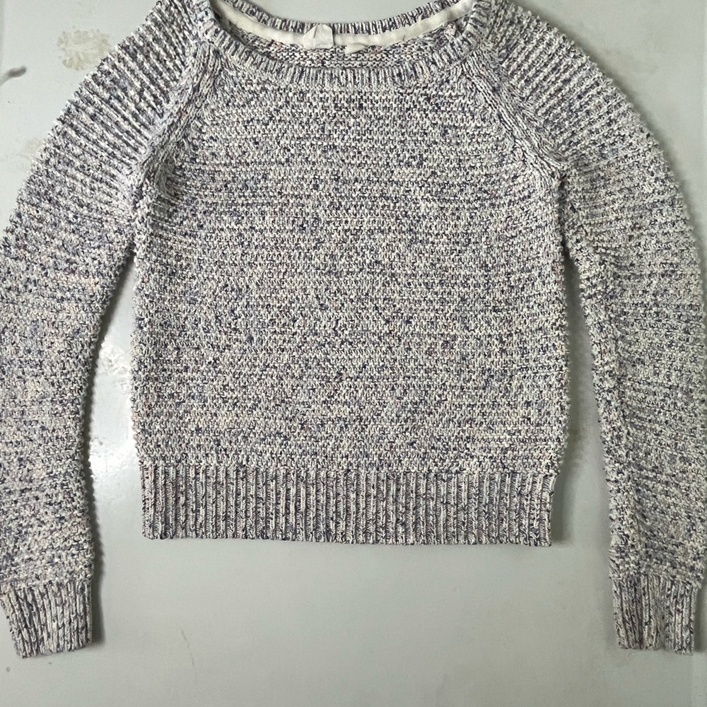 GAP Kids Chunky Knit Sweater in Cream and multicolor